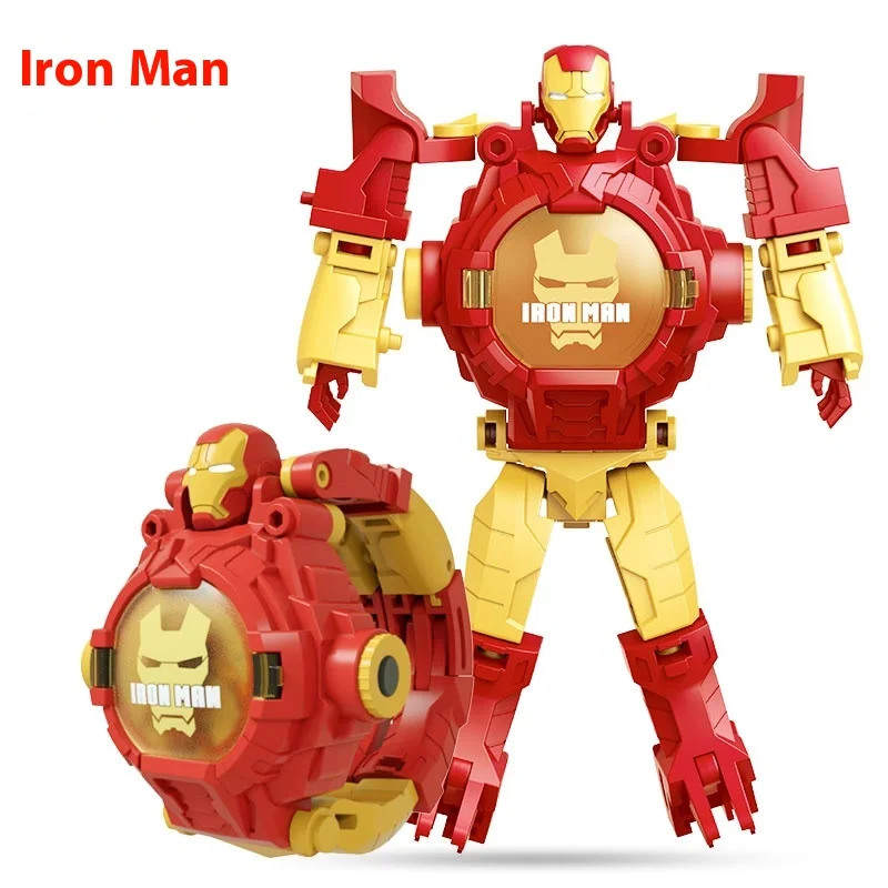 Réveil enfant - robot étoilé rouge
