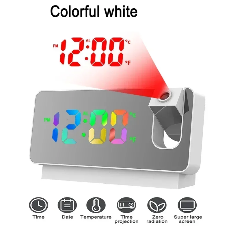 Réveil enfant - horloge magique rouge