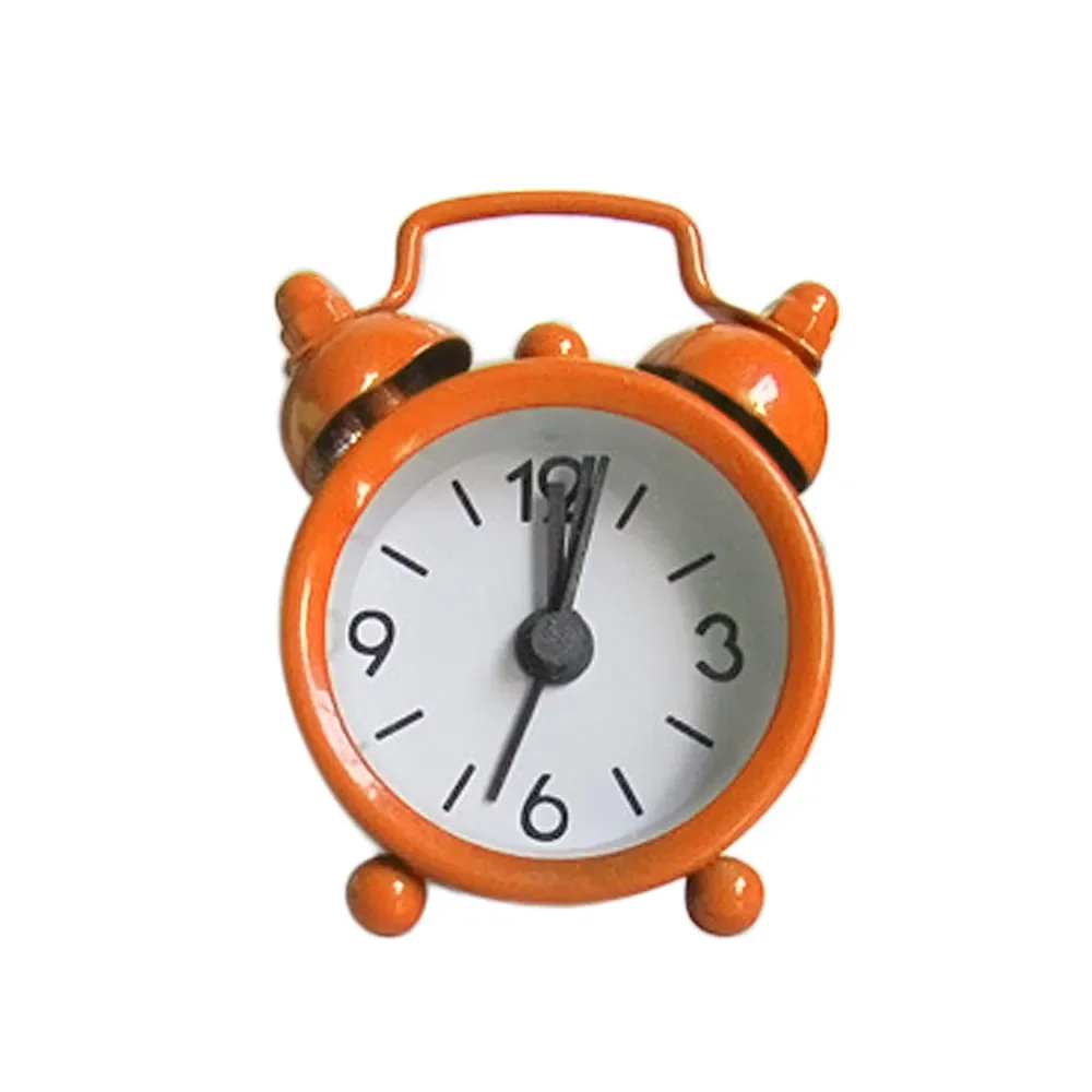 Réveil enfant - horloge orange éclat